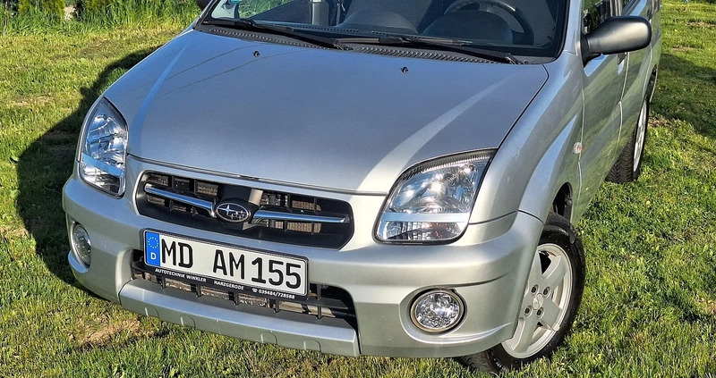 Subaru Justy cena 13900 przebieg: 181000, rok produkcji 2006 z Słomniki małe 191